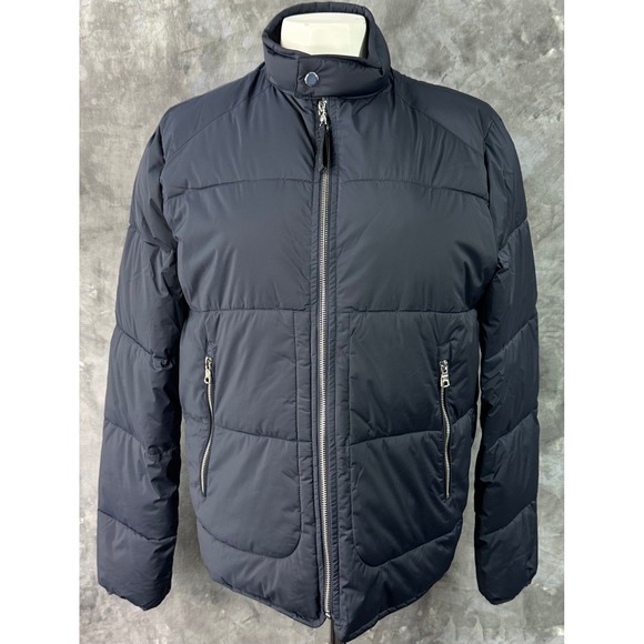 Calvin klein Women's Dark Blue Sorona Aura Puffer Jacket sz S (15593) NEW - Picture 1 of 10